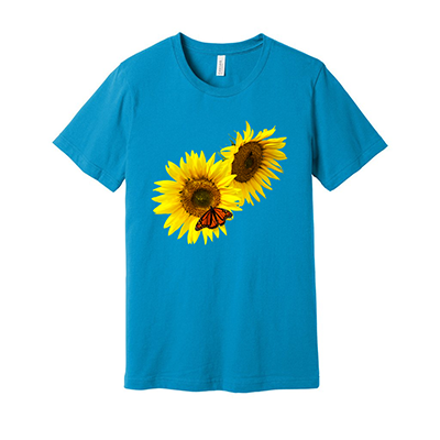 Monarch on Sunflower T-Shirt