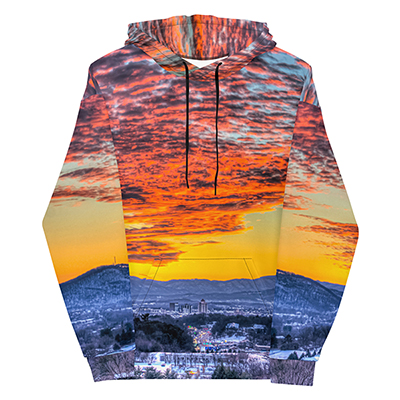 Hoodie Cold Colorful Clouds All Over Print
