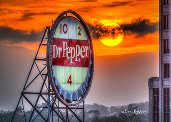 Dr. Pepper Sunset by Terry Aldhizer