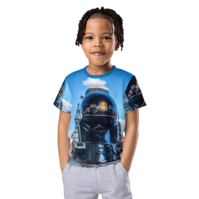 Kids 611 Train All Over Print T-Shirt