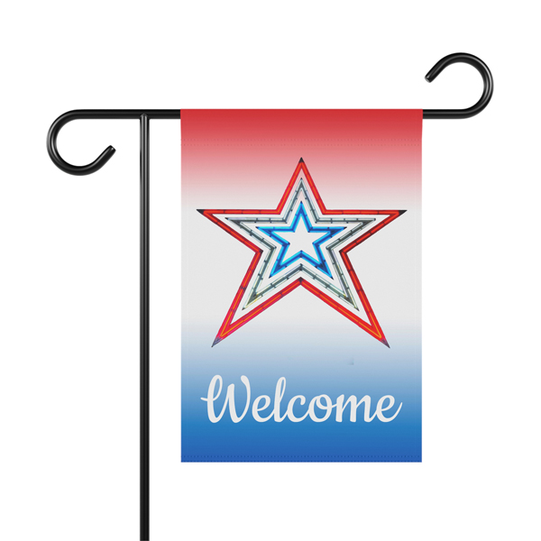 Flag RWB Roanoke Star