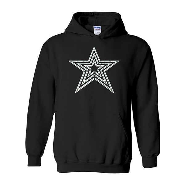 White Roanoke Star Hoodie