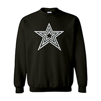 White Roanoke Star Sweatshirt