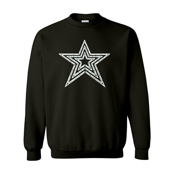 White Roanoke Star Sweatshirt