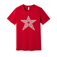 White Roanoke Star T-Shirt