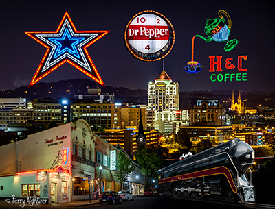 Night Collage 3 by Terry Aldhizer